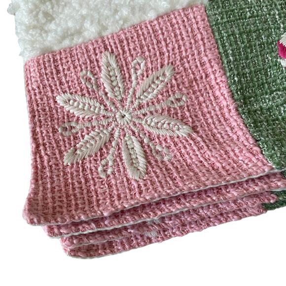 Lillian August Holiday Quilted Placemats 13x19 Set of 4 Gingerbread Candy Cane - Picture 14 of 15